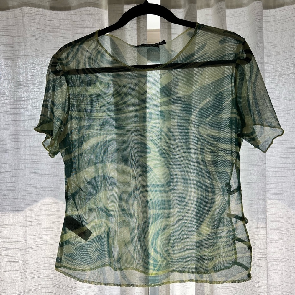 Never been worn Pretty Little Thing mesh top